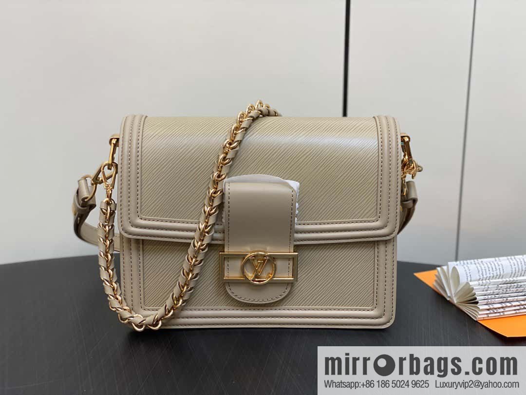 [Boutique‑grade] M23635 khaki epi Daphne series DAUPHINE medium handbag M23635 This Dauphine medium handbag