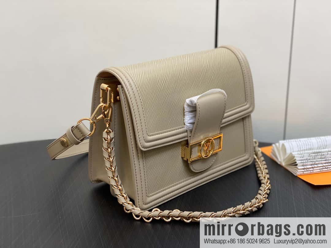 [Boutique‑grade] M23635 khaki epi Daphne series DAUPHINE medium handbag M23635 This Dauphine medium handbag