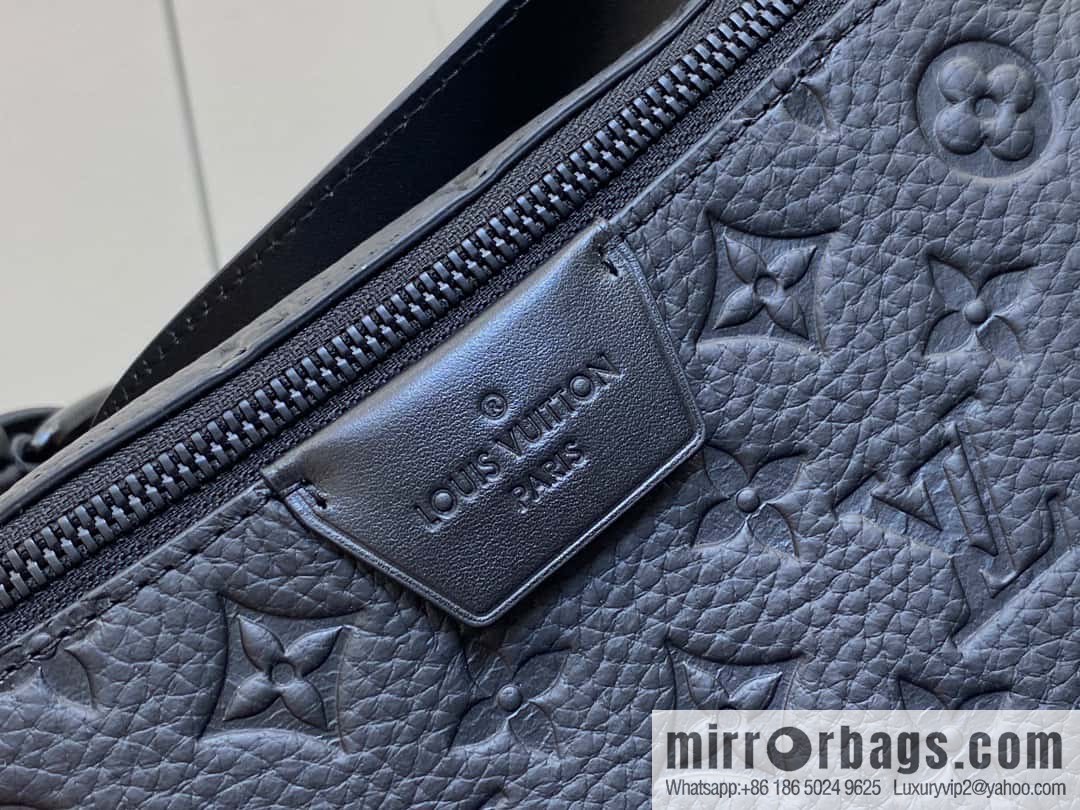 [Boutique‑grade] M23835 black full leather, men's bag moon bag series, new LV MOON CROSSBODY handbag in autumn and winter