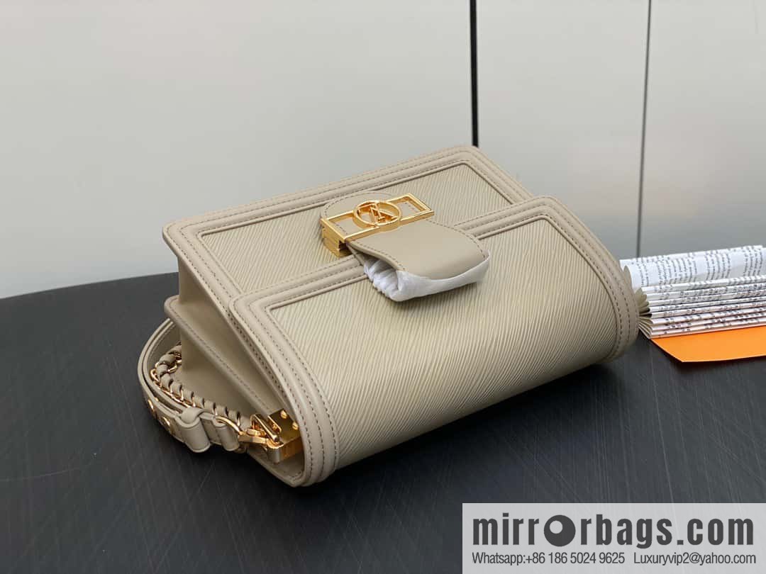 [Boutique‑grade] M23635 khaki epi Daphne series DAUPHINE medium handbag M23635 This Dauphine medium handbag