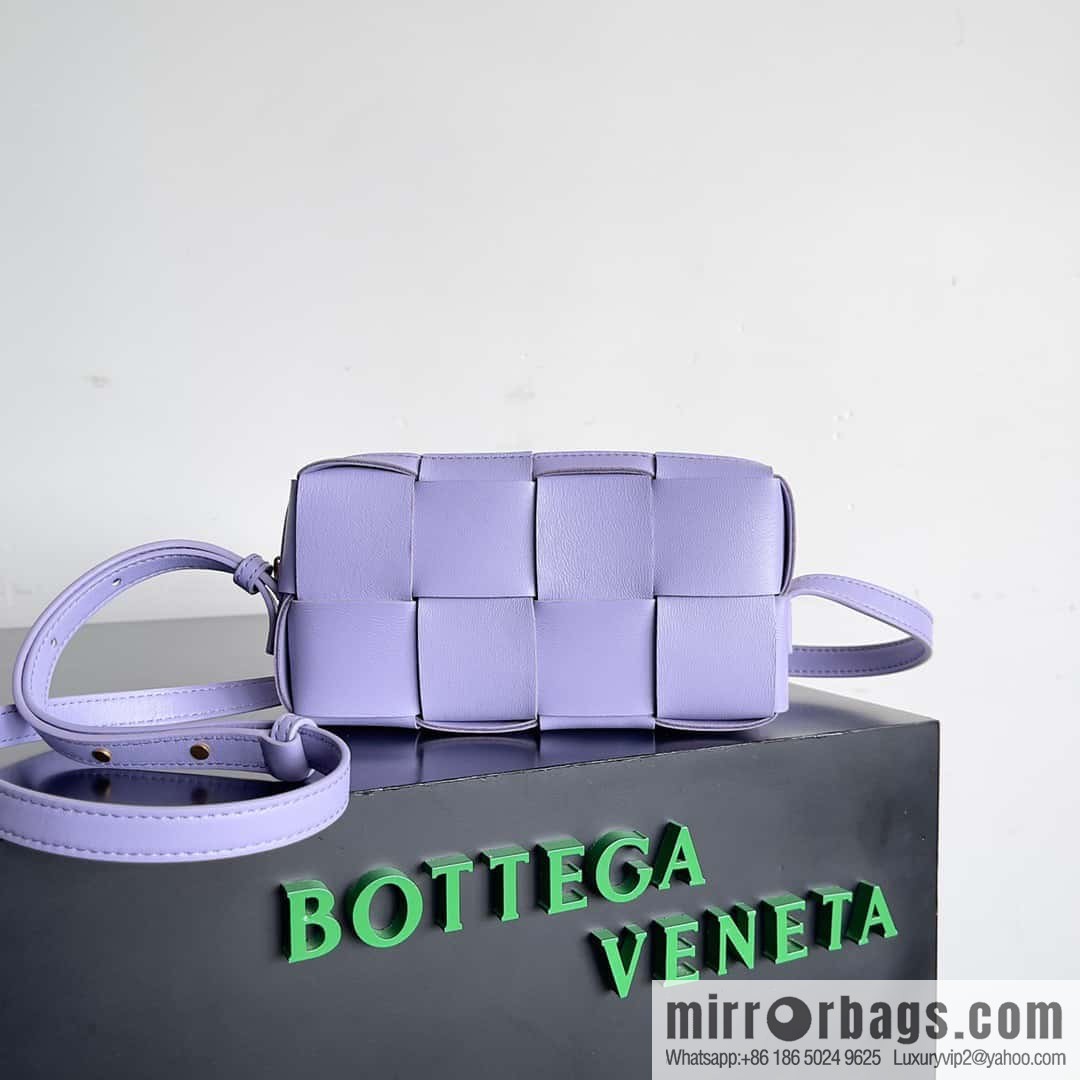 Bv early autumn new Cassette mobile phone bag, messenger bag, model; 755031 crystal purple