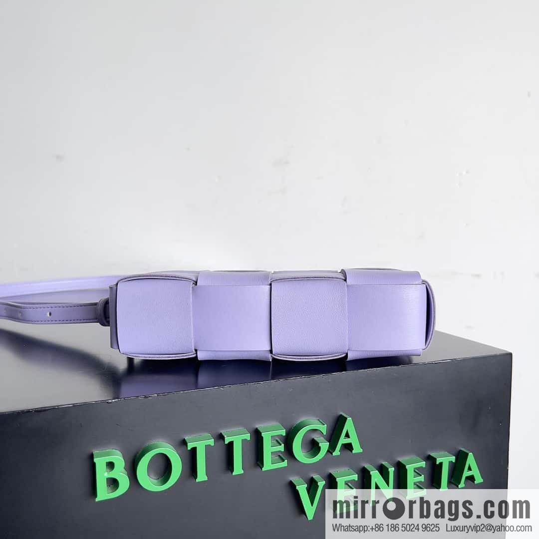 Bv early autumn new Cassette mobile phone bag, messenger bag, model; 755031 crystal purple