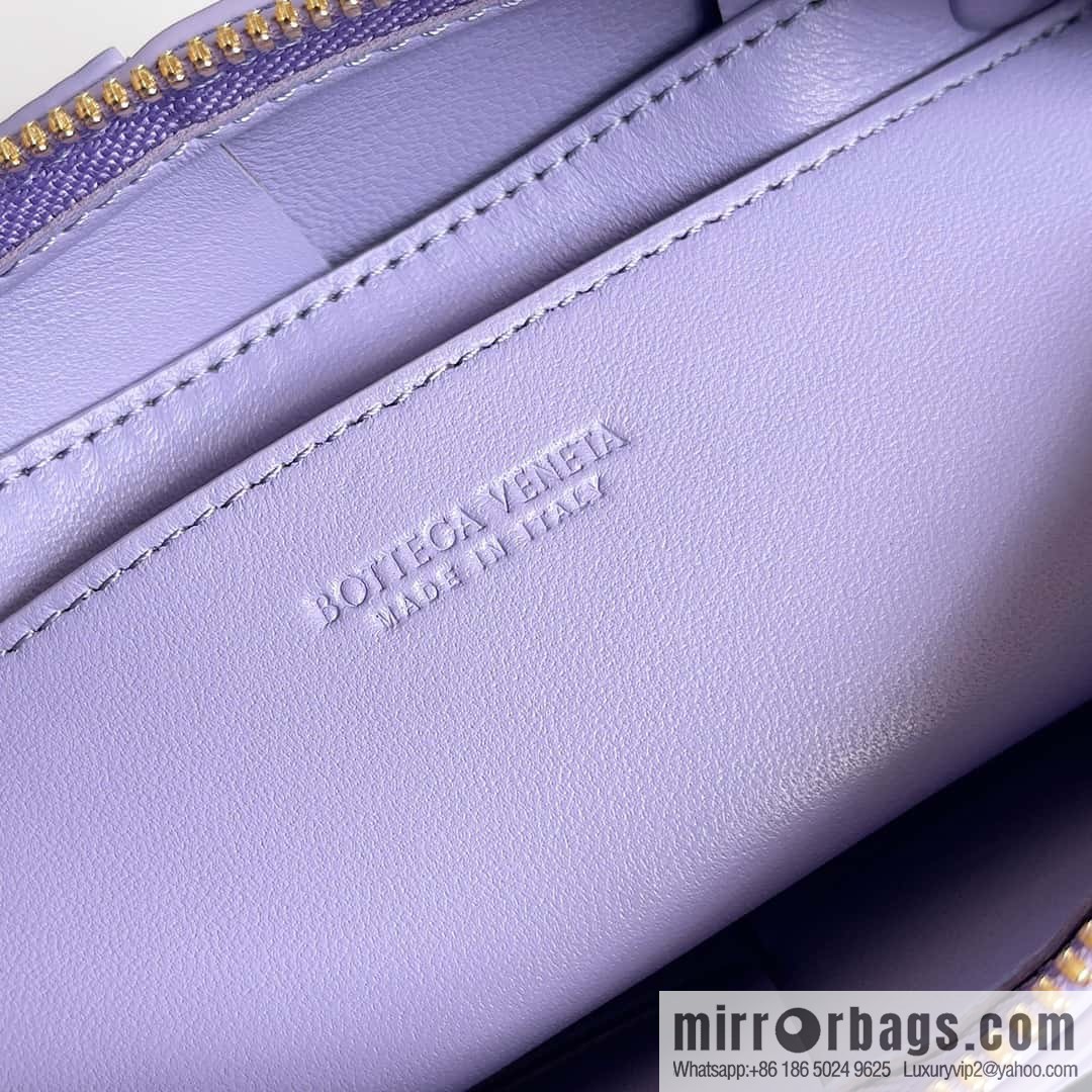 Bv early autumn new Cassette mobile phone bag, messenger bag, model; 755031 crystal purple