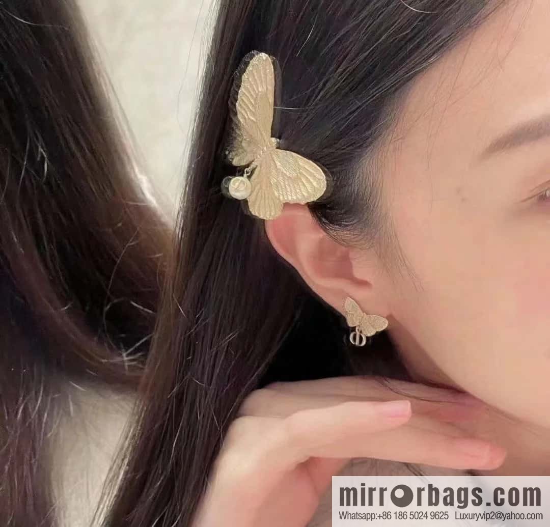 New ☑️ DIOR DIOR MÉTAMORPHOSE butterfly hairpin