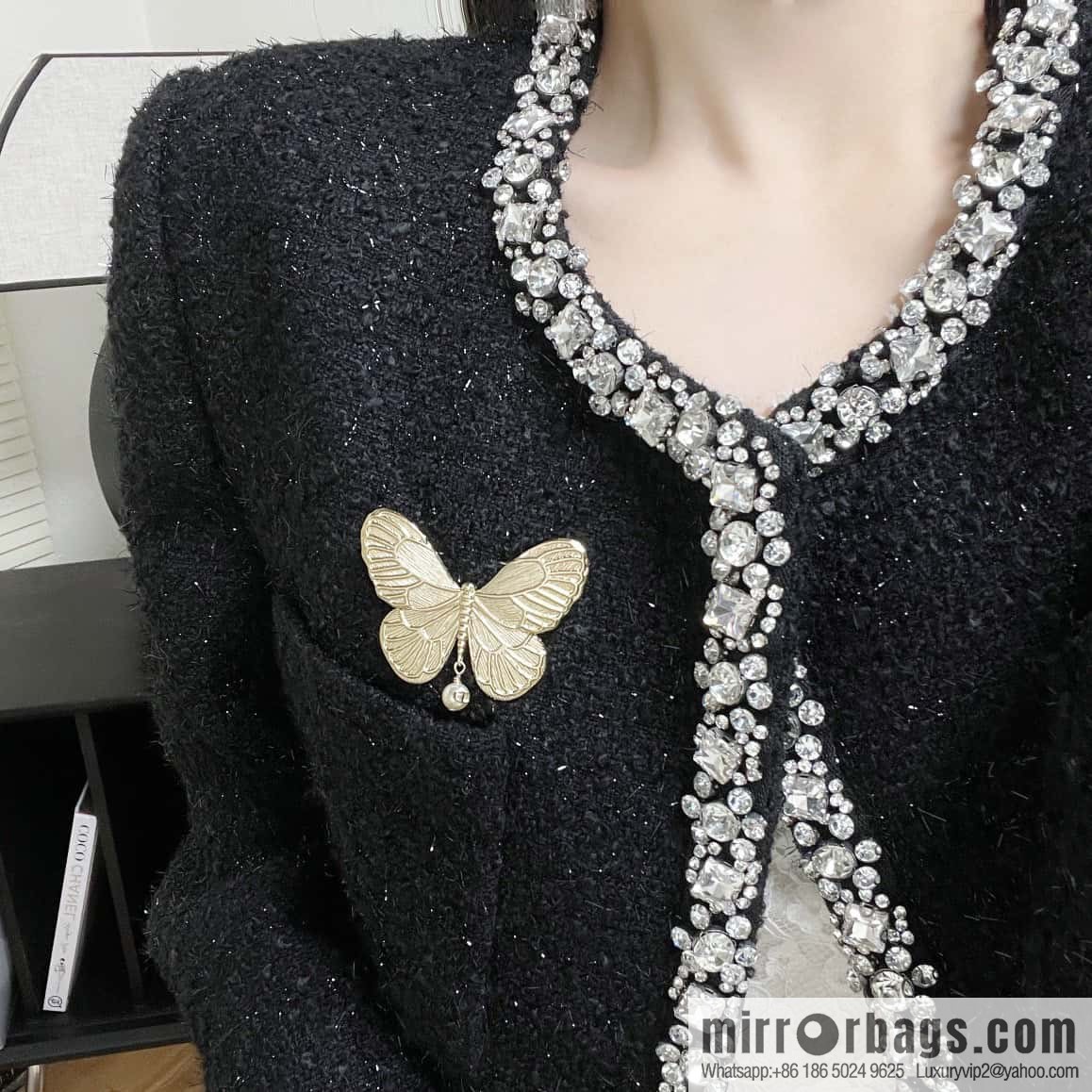 New ☑️ DIOR DIOR MÉTAMORPHOSE Butterfly Brooch