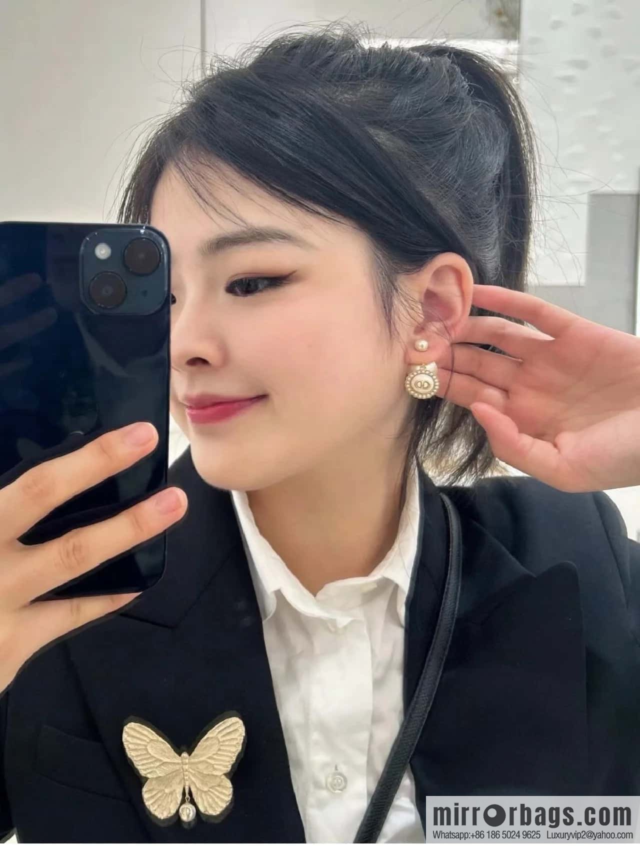 New ☑️ DIOR DIOR MÉTAMORPHOSE Butterfly Brooch