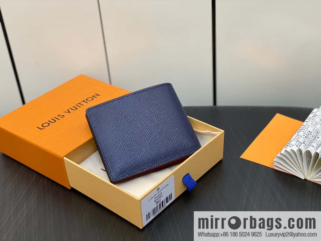 [Boutique‑grade] M30982 jujube red, full leather suit wallet series MULTIPLE wallet