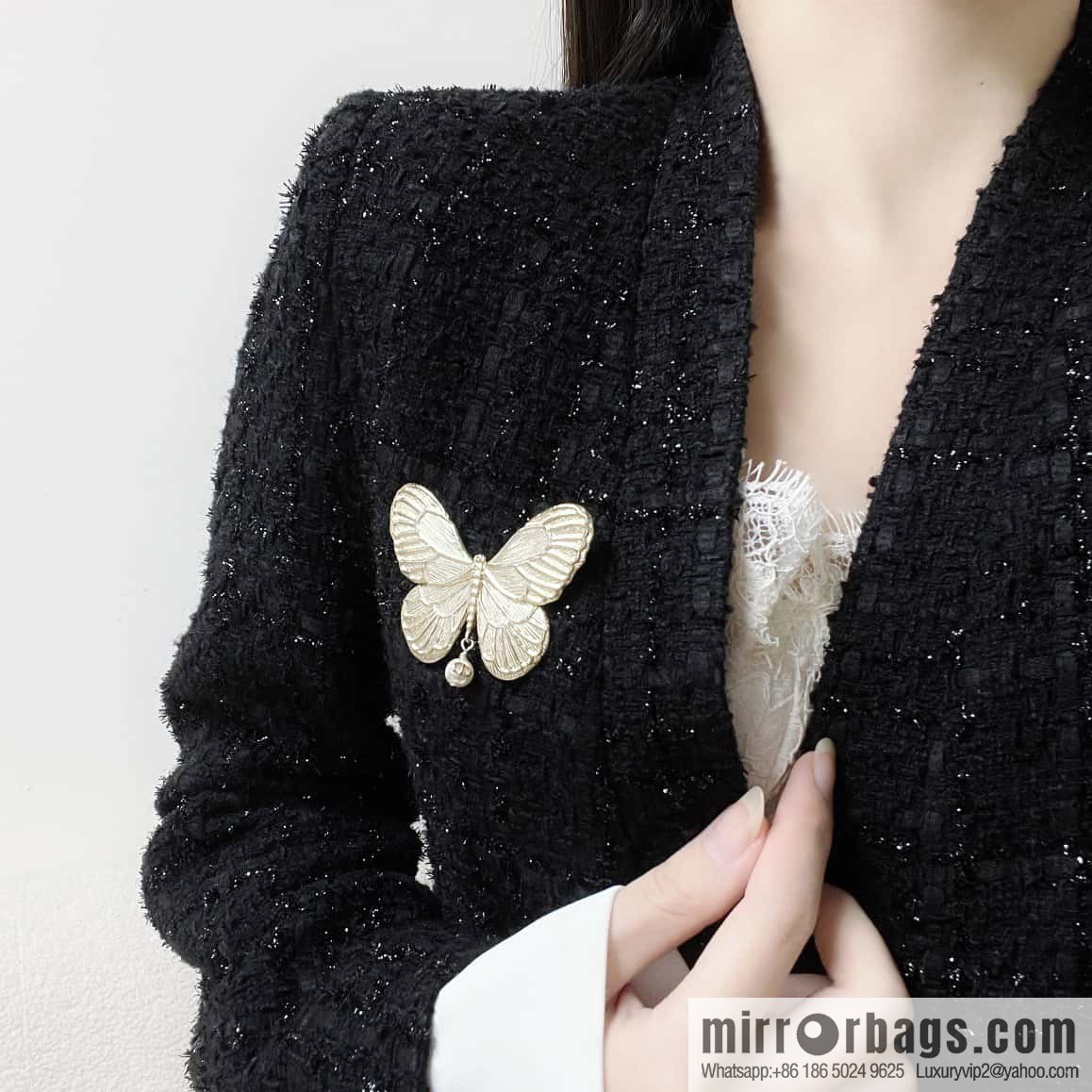 New ☑️ DIOR DIOR MÉTAMORPHOSE Butterfly Brooch