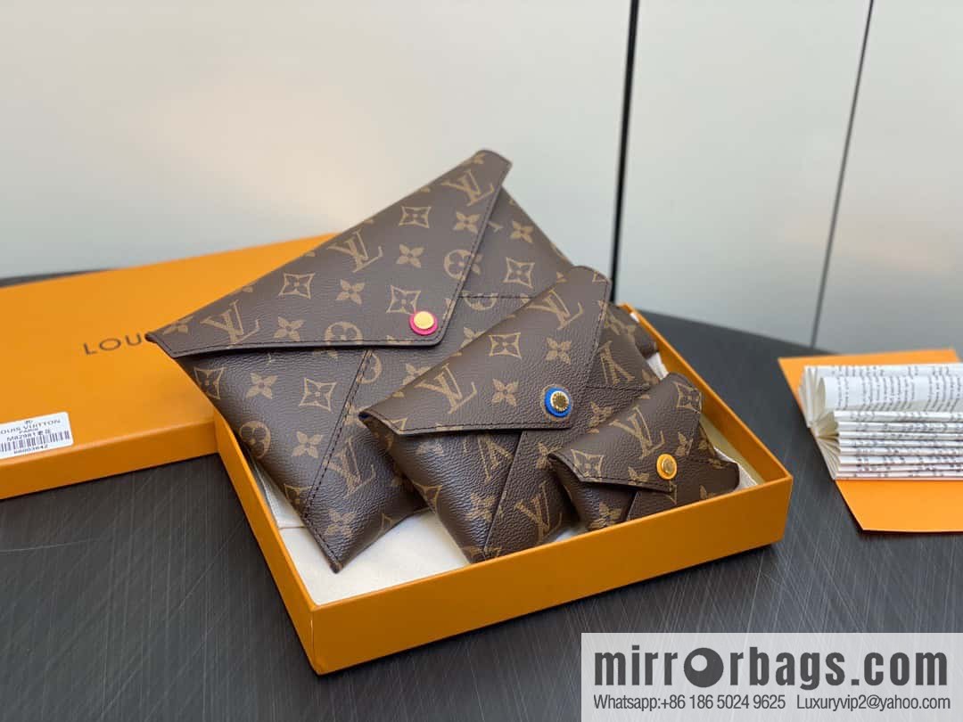 [Boutique‑grade] M82981 monogram three-piece series, the new Kirigami Poschet clutch bag
