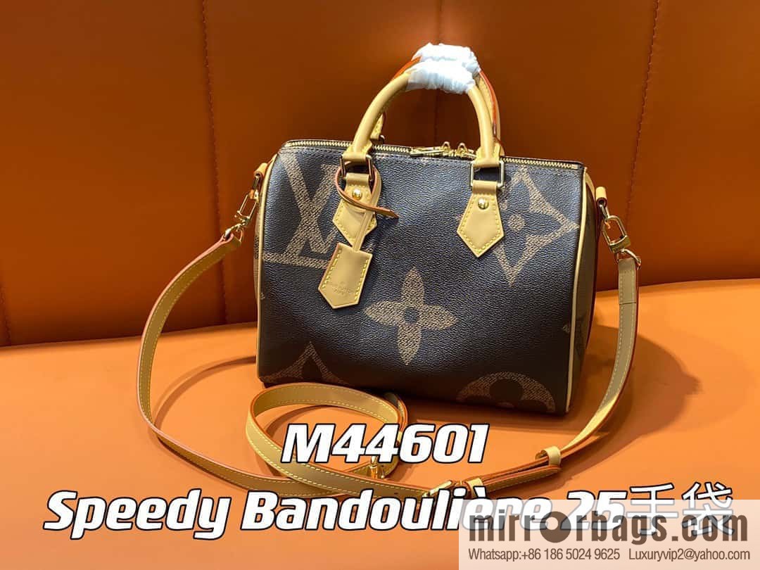 [Boutique‑grade] M44601 monogram yellow leather speedy pillow bag series SPEEDY BANDOULIZRE 25 handbag