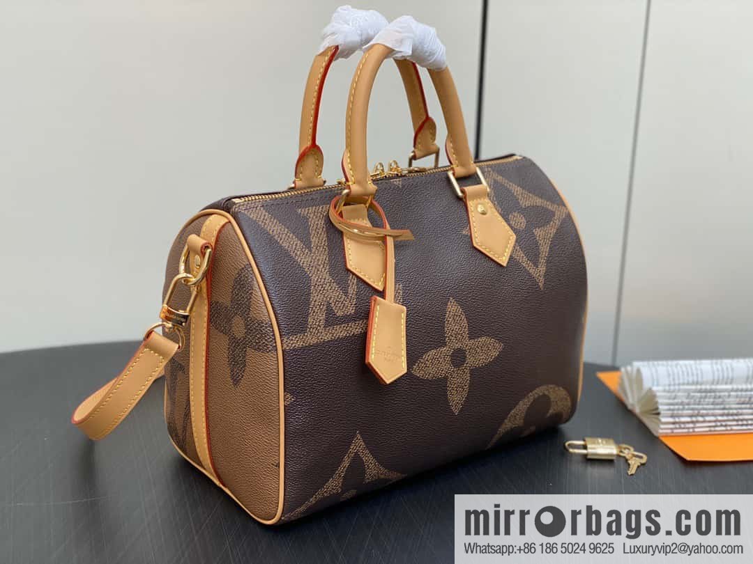[Boutique‑grade] M44601 monogram yellow leather speedy pillow bag series SPEEDY BANDOULIZRE 25 handbag