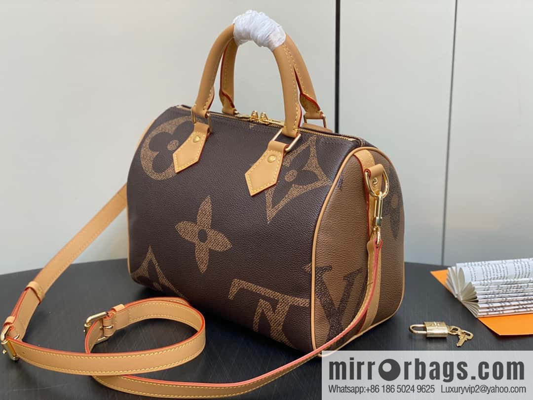 [Boutique‑grade] M44601 monogram yellow leather speedy pillow bag series SPEEDY BANDOULIZRE 25 handbag