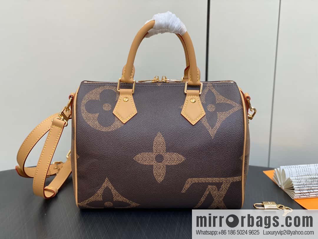 [Boutique‑grade] M44601 monogram yellow leather speedy pillow bag series SPEEDY BANDOULIZRE 25 handbag