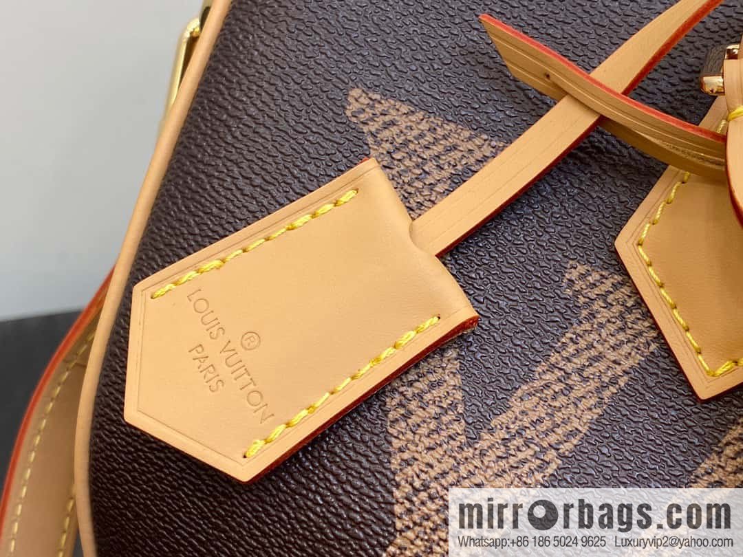 [Premium‑quality] M46602 monogram yellow leather speedy pillow bag series speedy Bandoulière 30 handbag