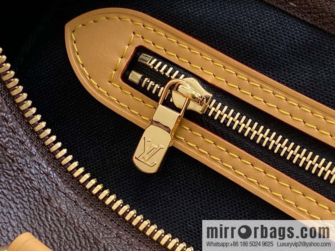 [Premium‑quality] M46602 monogram yellow leather speedy pillow bag series speedy Bandoulière 30 handbag