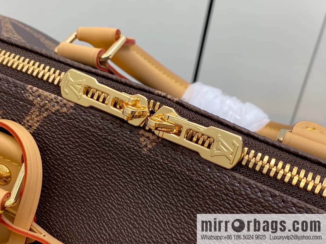 [Premium‑quality] M46602 monogram yellow leather speedy pillow bag series speedy Bandoulière 30 handbag