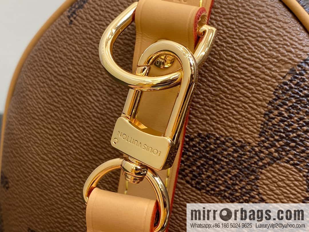 [Premium‑quality] M46602 monogram yellow leather speedy pillow bag series speedy Bandoulière 30 handbag