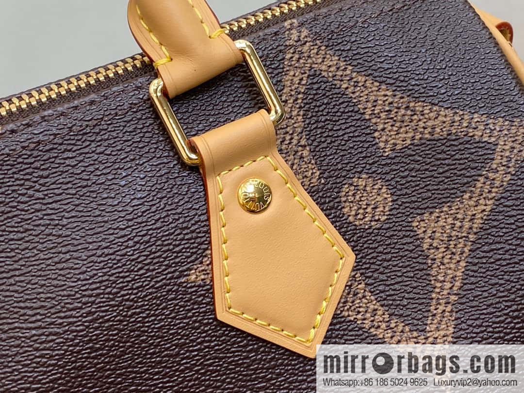 [Premium‑quality] M46602 monogram yellow leather speedy pillow bag series speedy Bandoulière 30 handbag