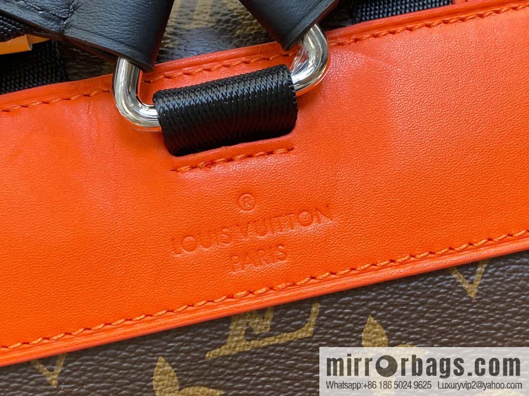 [Boutique‑grade] M46814 monogram orange backpack series CHRISTOPHER medium backpack