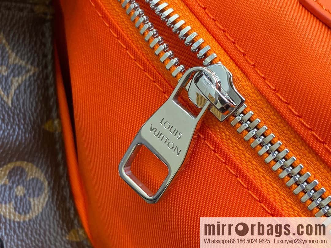 [Boutique‑grade] M46814 monogram orange backpack series CHRISTOPHER medium backpack
