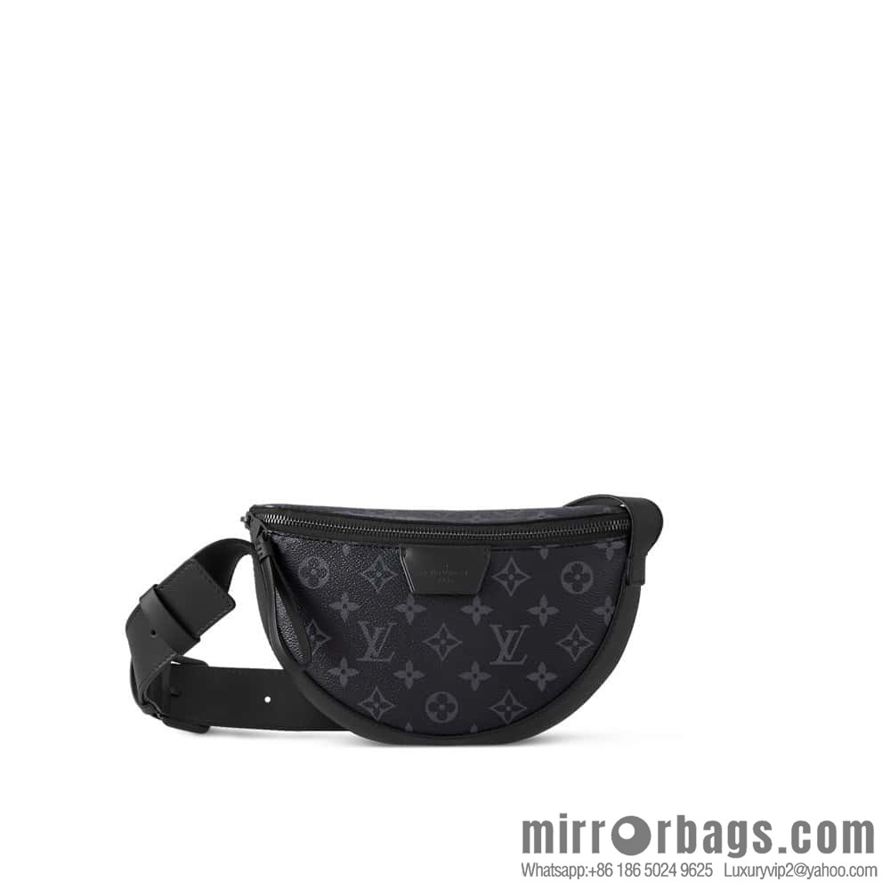 [Boutique‑grade] M23835 black flower, men's bag moon bag series, new LV MOON CROSSBODY handbag in autumn and winter