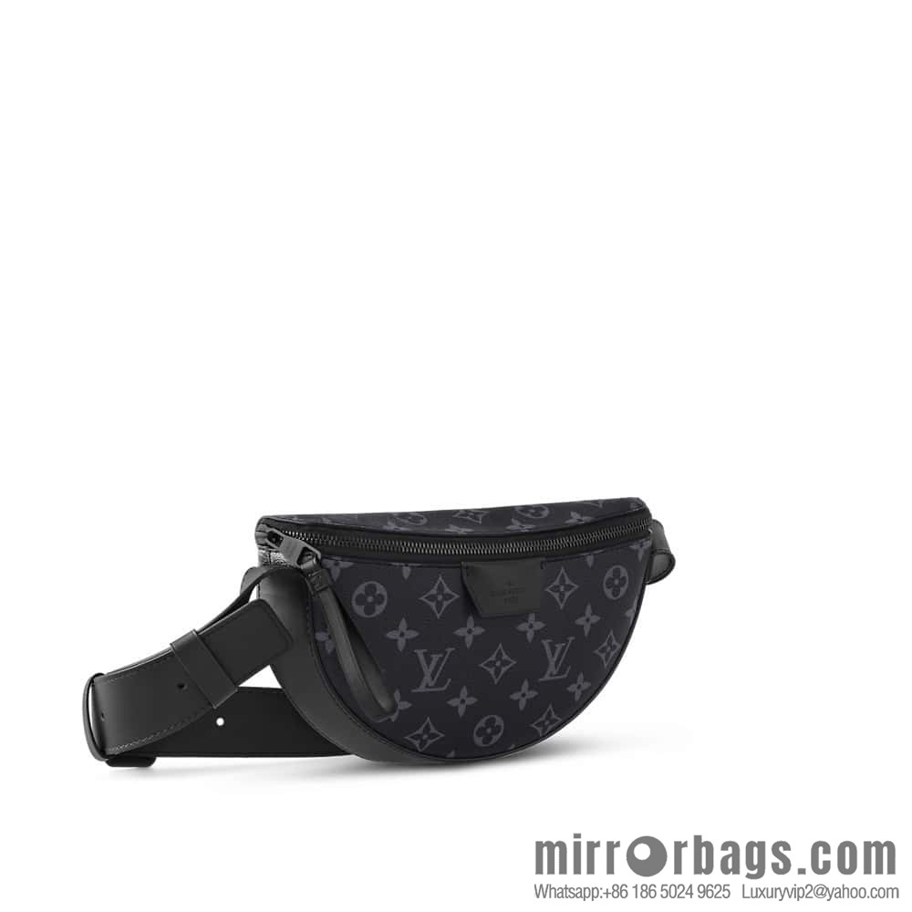 [Boutique‑grade] M23835 black flower, men's bag moon bag series, new LV MOON CROSSBODY handbag in autumn and winter