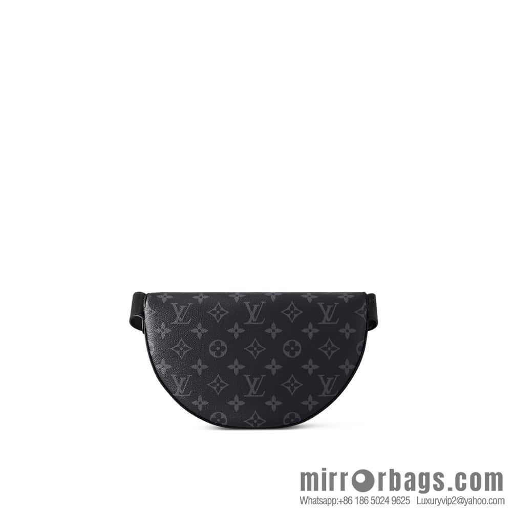 [Boutique‑grade] M23835 black flower, men's bag moon bag series, new LV MOON CROSSBODY handbag in autumn and winter