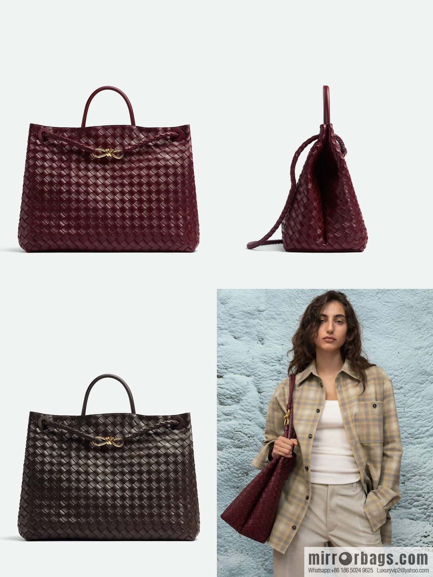 Bottega Veneta Summer Collection Andiamo Handbag, Model Number: 743575