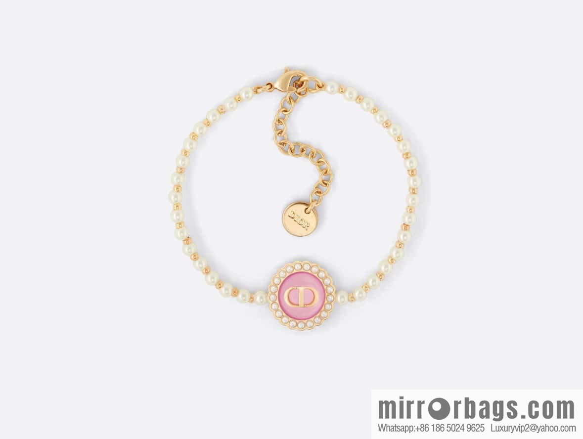 New ☑️ Dior oil CD pearl bracelet