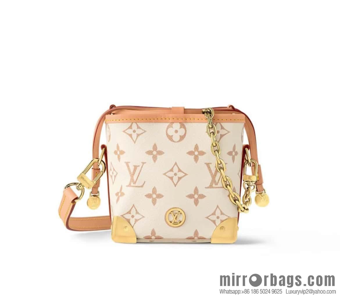 [Boutique‑grade] M83227 white flower mini tote bag siu mai bag Noe Purse Nano handbag M82885 83227 white flower
