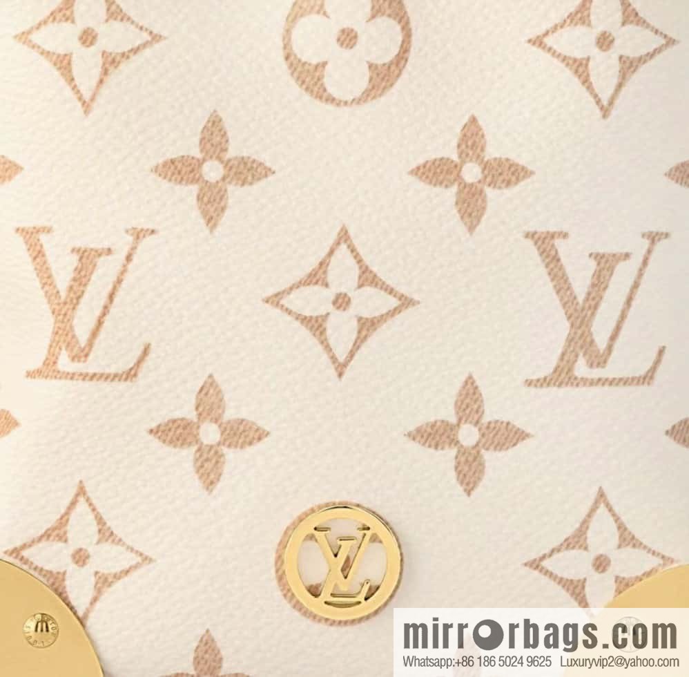 [Boutique‑grade] M83227 white flower mini tote bag siu mai bag Noe Purse Nano handbag M82885 83227 white flower
