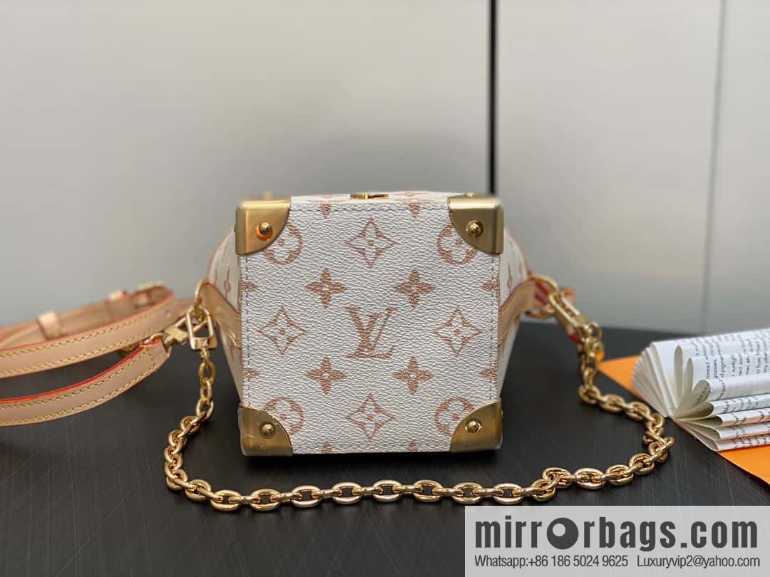 [Boutique‑grade] M83227 white flower mini tote bag siu mai bag Noe Purse Nano handbag M82885 83227 white flower