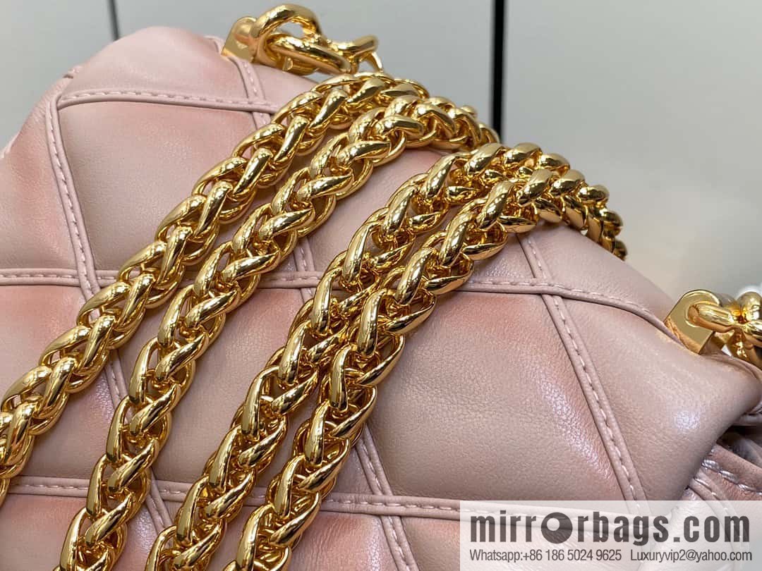 [Boutique‑grade] M82752 apricot M23526 full leather chain bag series PICO GO-14 handbag