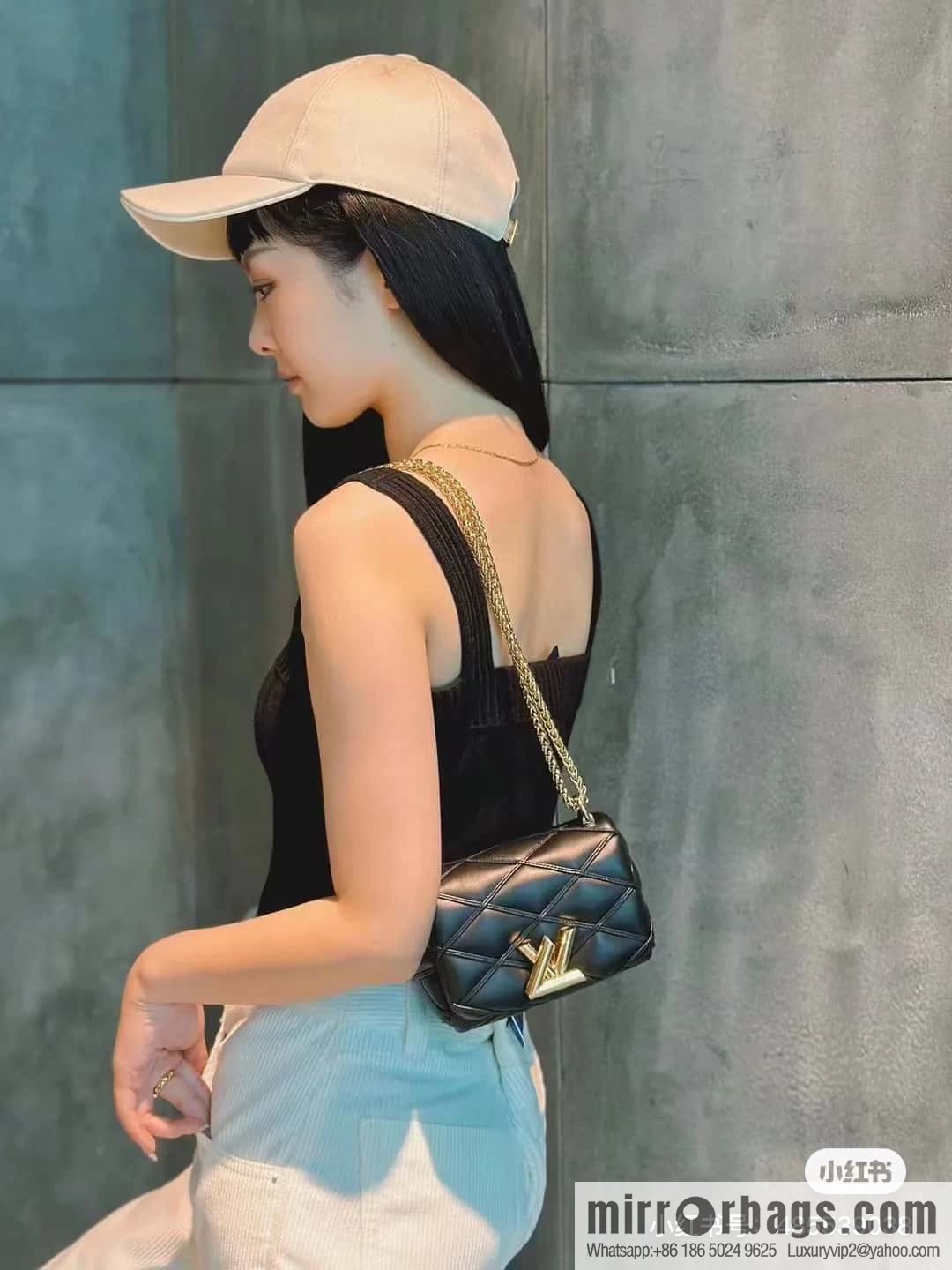[Boutique‑grade] M82752 black M23526 full leather chain bag series PICO GO-14 handbag