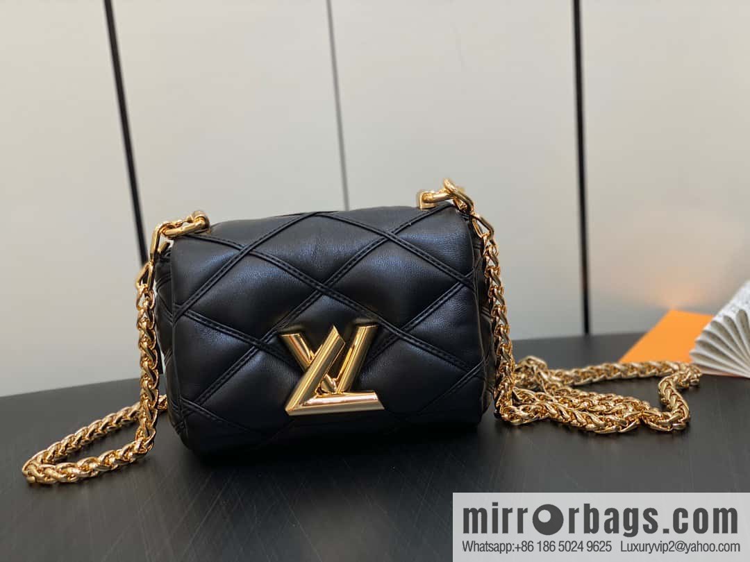 [Boutique‑grade] M82752 black M23526 full leather chain bag series PICO GO-14 handbag