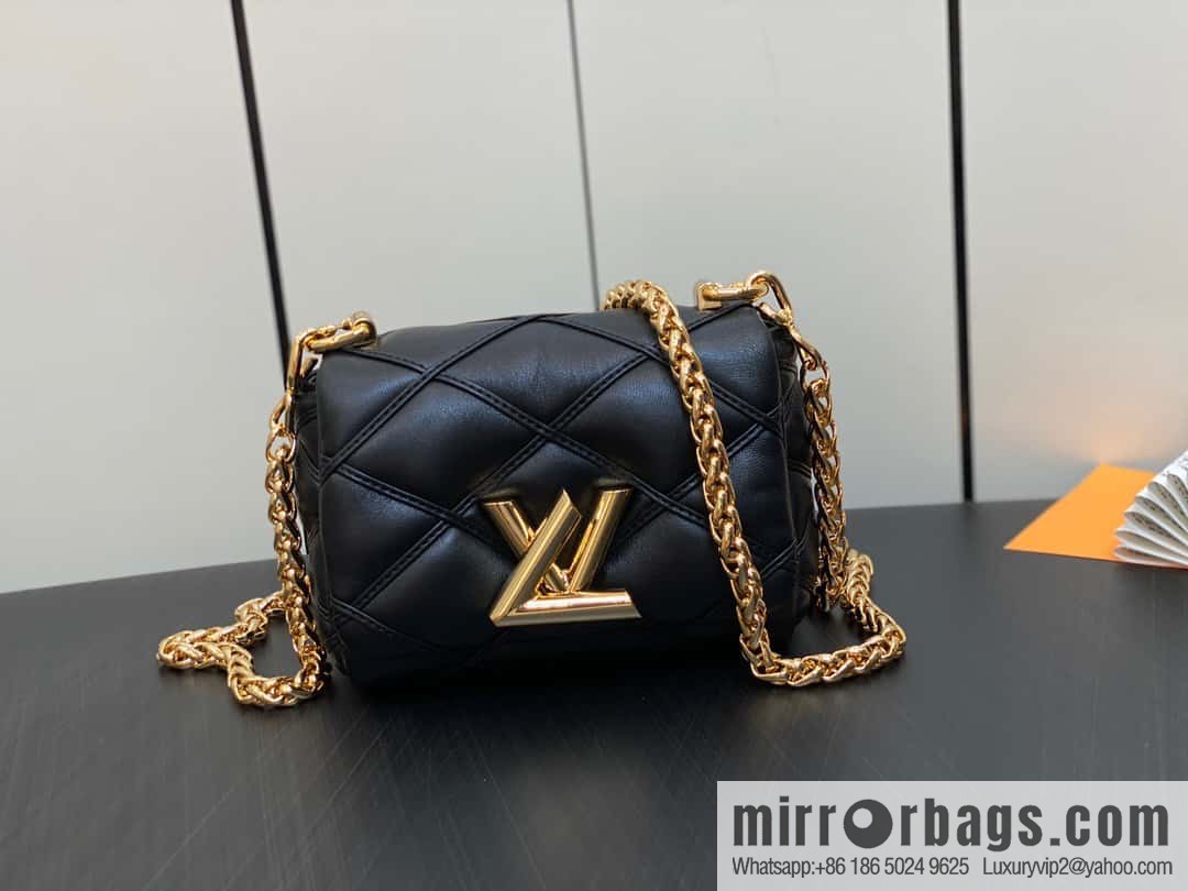 [Boutique‑grade] M82752 black M23526 full leather chain bag series PICO GO-14 handbag