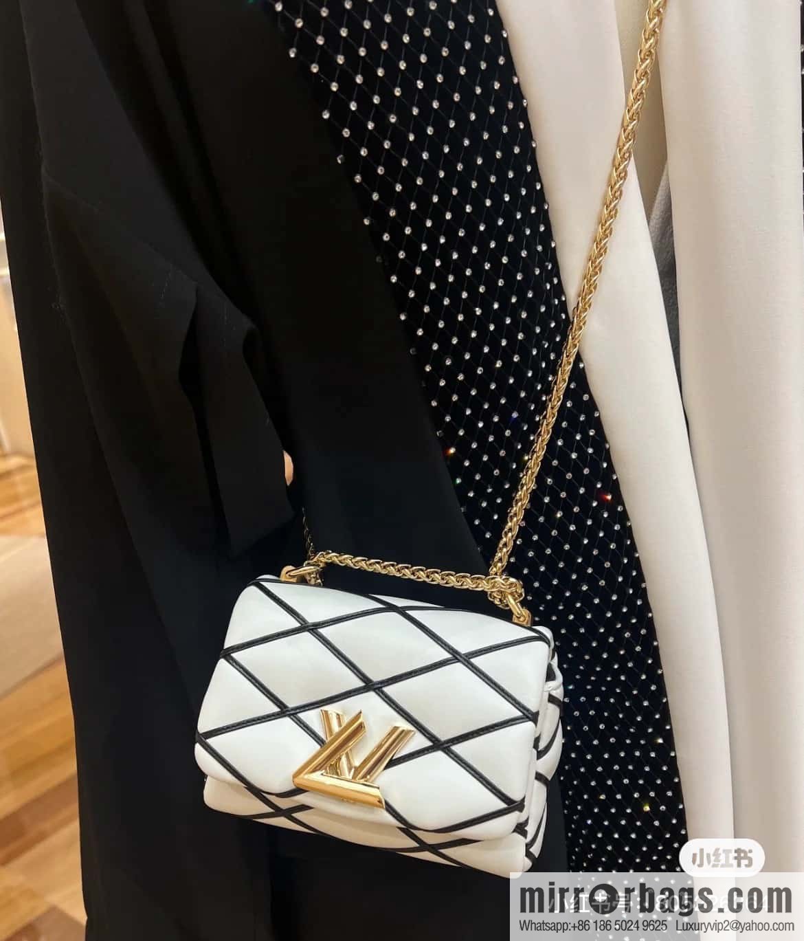 [Boutique‑grade] M82752 white M23526 M23762 full leather chain bag series PICO GO-14 handbag