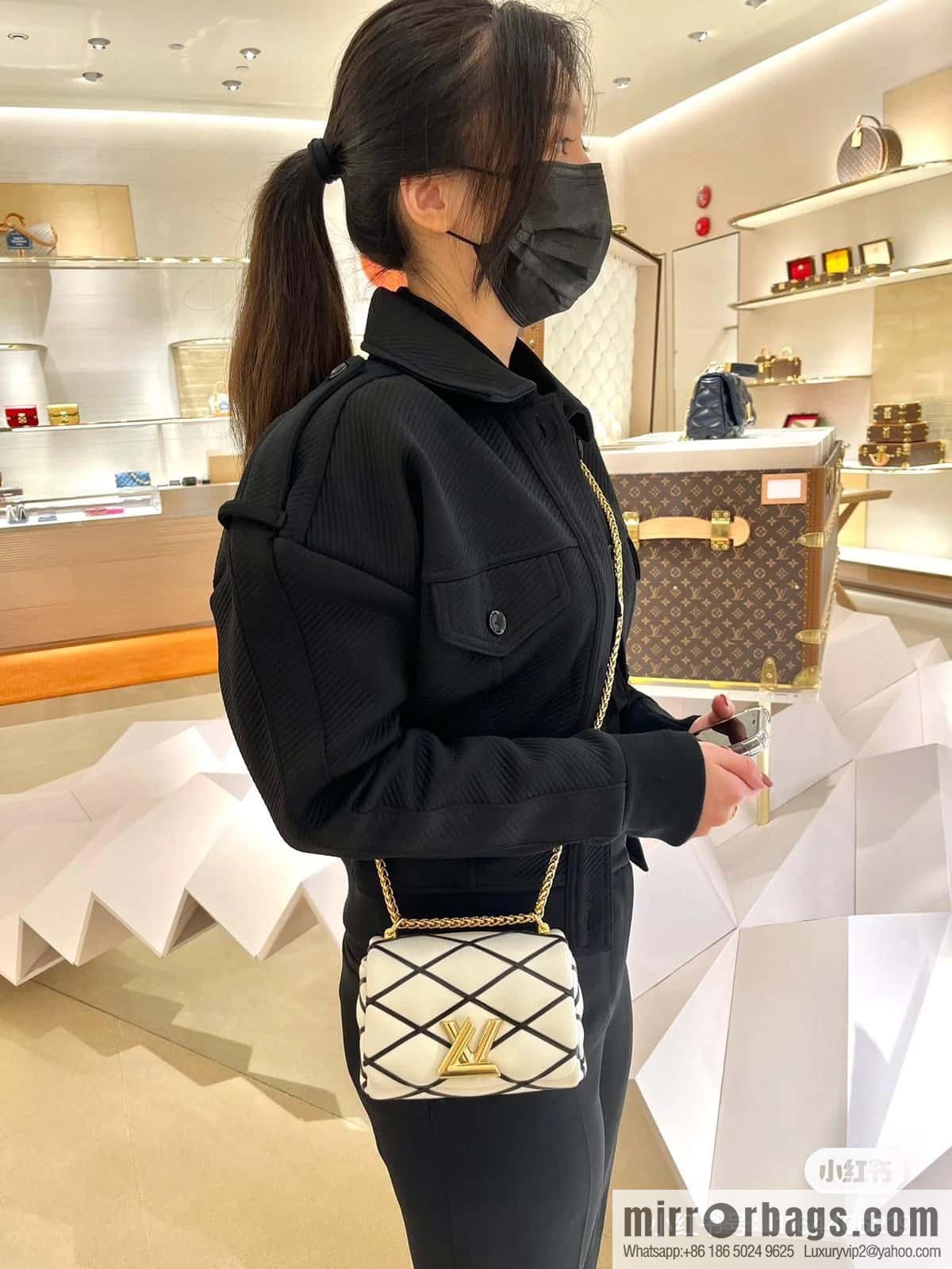 [Boutique‑grade] M82752 white M23526 M23762 full leather chain bag series PICO GO-14 handbag