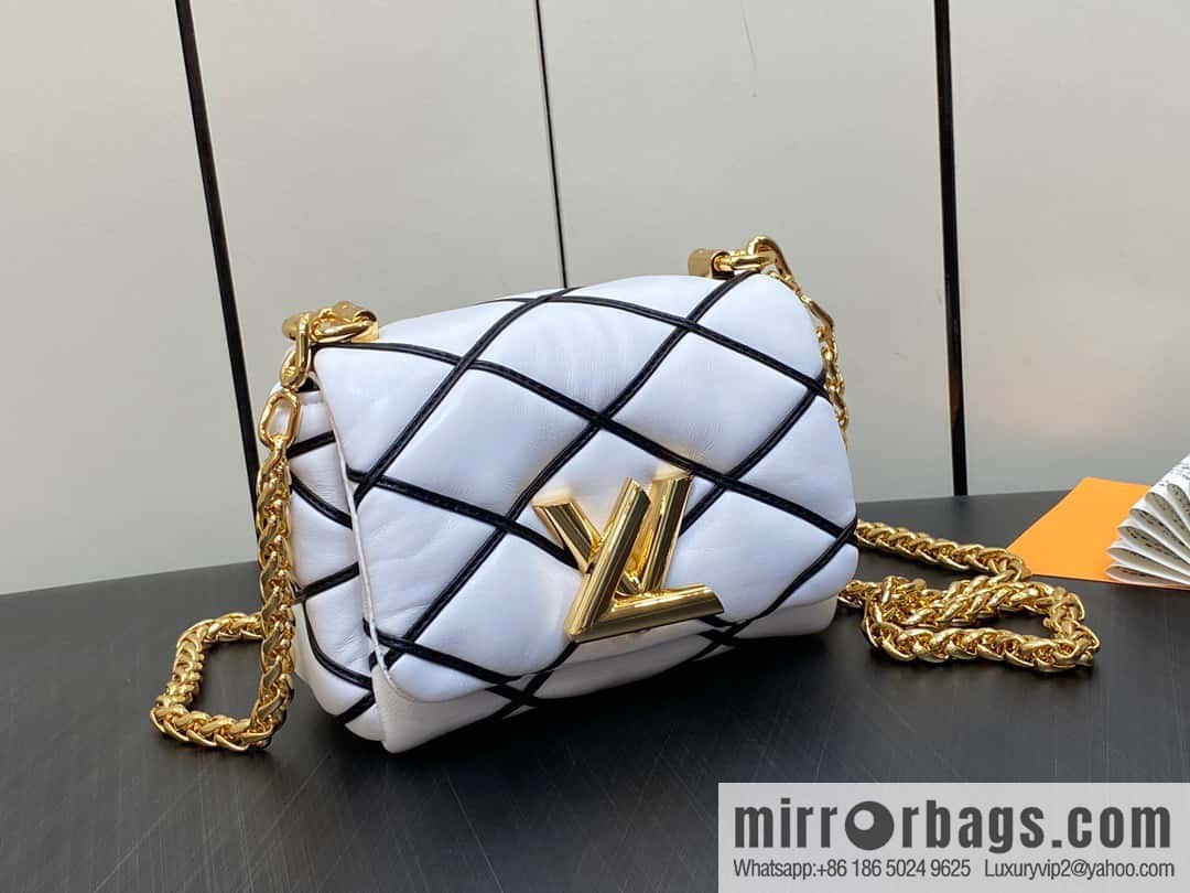 [Boutique‑grade] M82752 white M23526 M23762 full leather chain bag series PICO GO-14 handbag