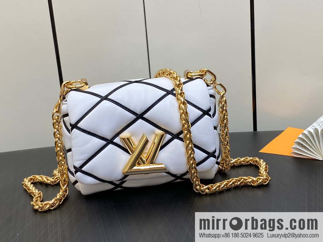 [Boutique‑grade] M82752 white M23526 M23762 full leather chain bag series PICO GO-14 handbag