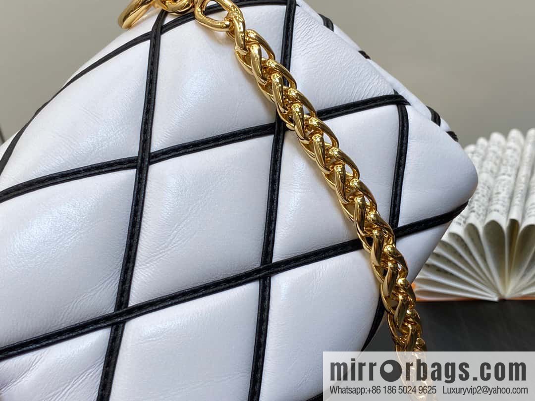 [Boutique‑grade] M82752 white M23526 M23762 full leather chain bag series PICO GO-14 handbag