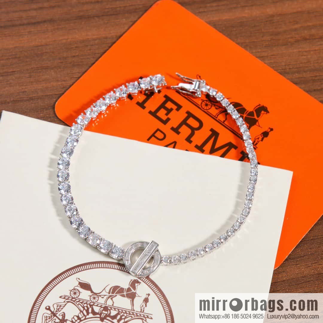 ❤️New ☑️ Hermès HERMES full diamond OT bracelet