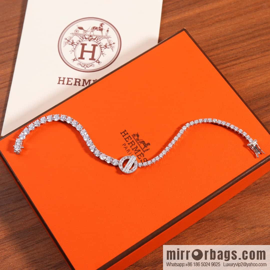 ❤️New ☑️ Hermès HERMES full diamond OT bracelet