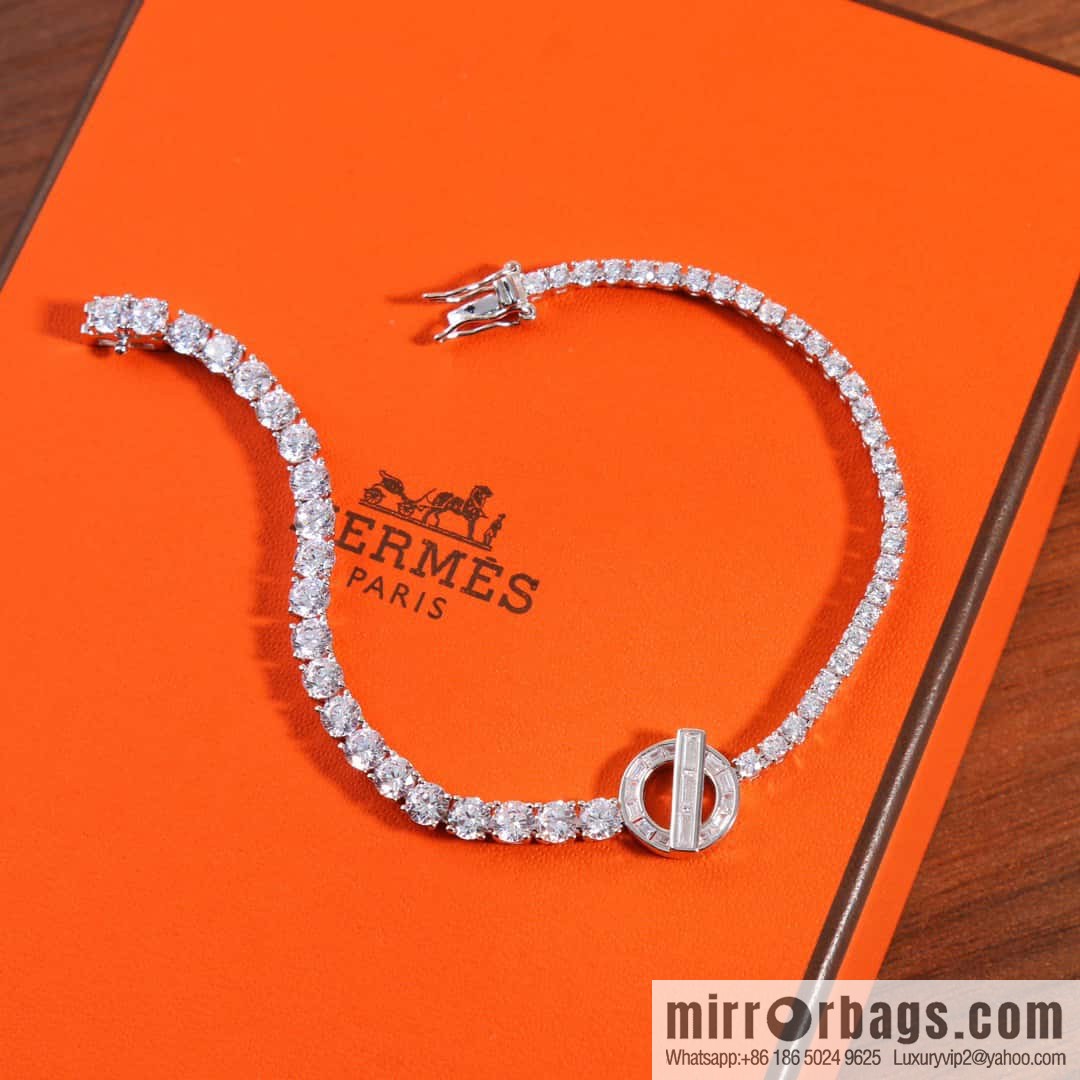 ❤️New ☑️ Hermès HERMES full diamond OT bracelet