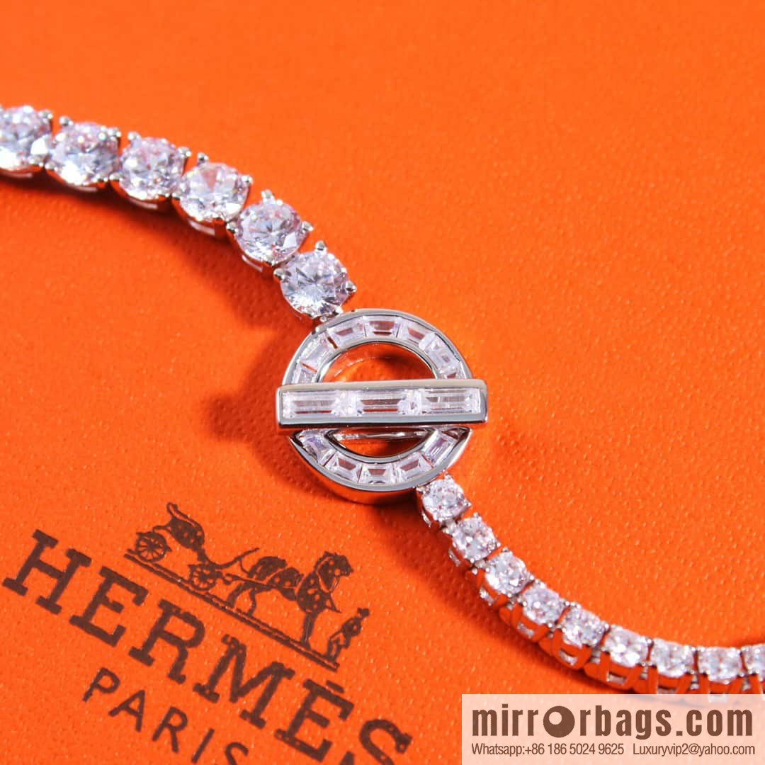 ❤️New ☑️ Hermès HERMES full diamond OT bracelet