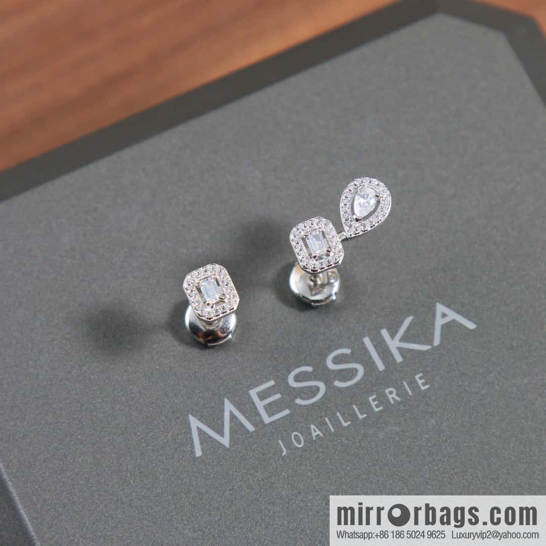 ☀️Messika MY TWIN Drop Rock Sugar Stud Earrings ☀️