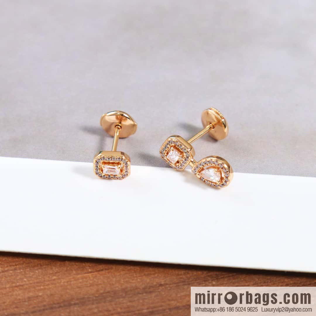 ☀️Messika MY TWIN Drop Rock Sugar Stud Earrings ☀️