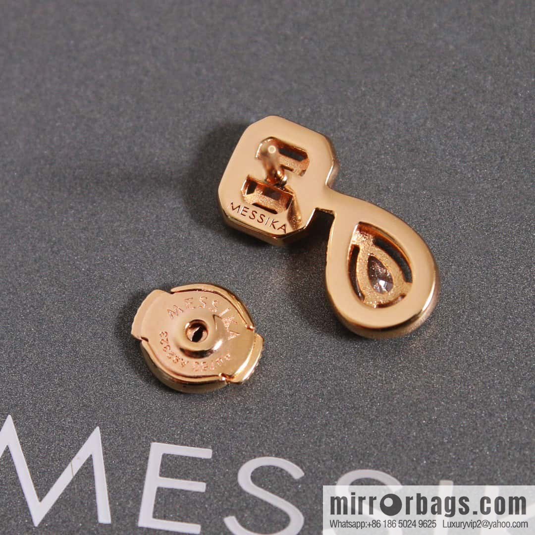 ☀️Messika MY TWIN Drop Rock Sugar Stud Earrings ☀️