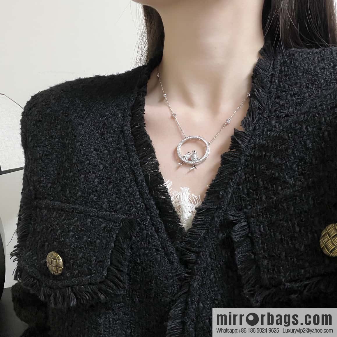 ☀New BOUCHERON/Boucheron Animal Series Flying Swallow Necklace  ☀