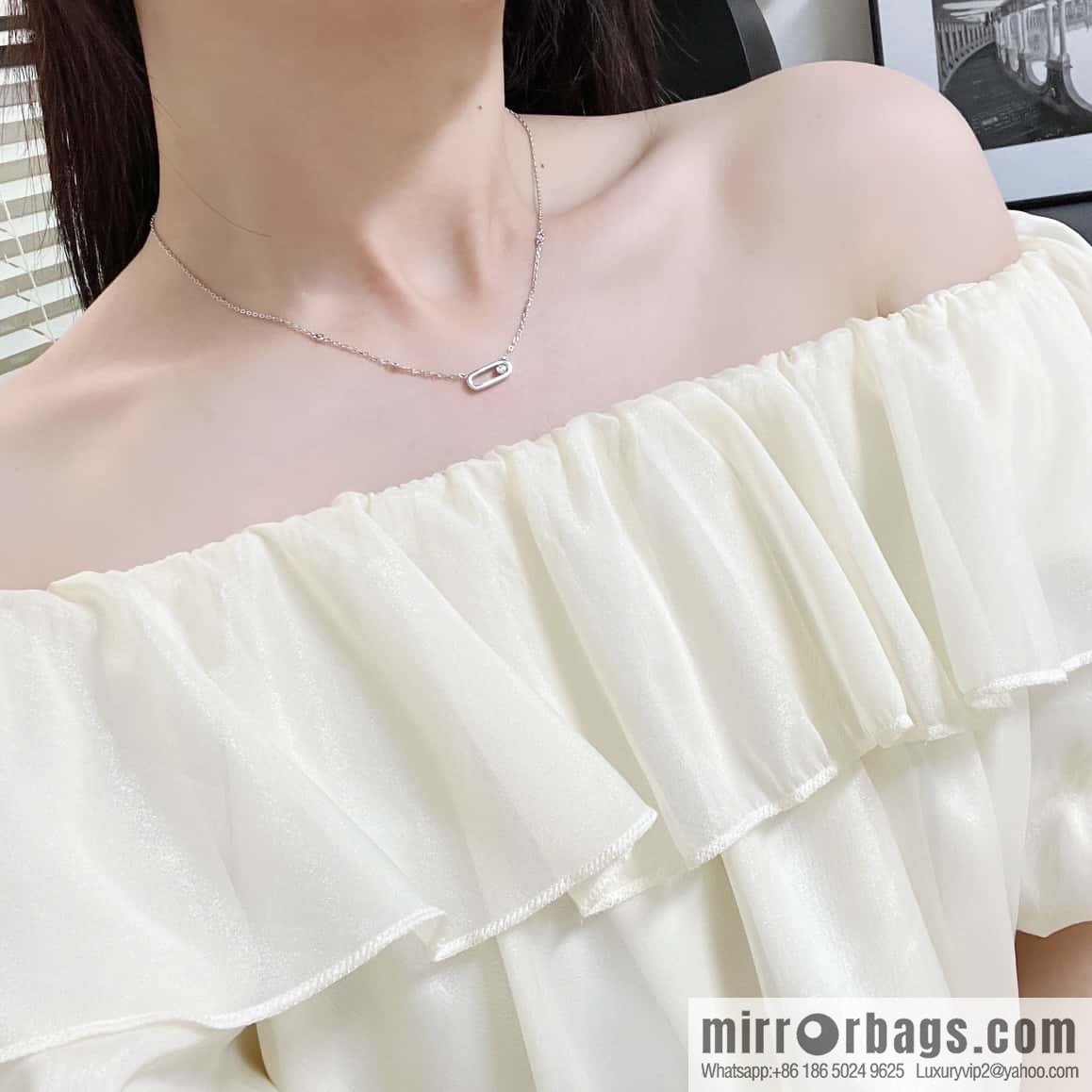 ☀️Messika Messika MOVE UNO Glossy Diamond Necklace ☀️